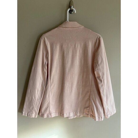 Frank & Eileen Belfast Peacoat Lightweight Jacket in Ballet Pink Size Small - Picture 7 of 15